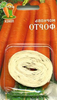 Морковь Форто, морковь на ленте, семечки моркови